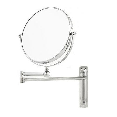 Danielle 10x Magnification Wall Mount Cosmetic Mirror Chrome