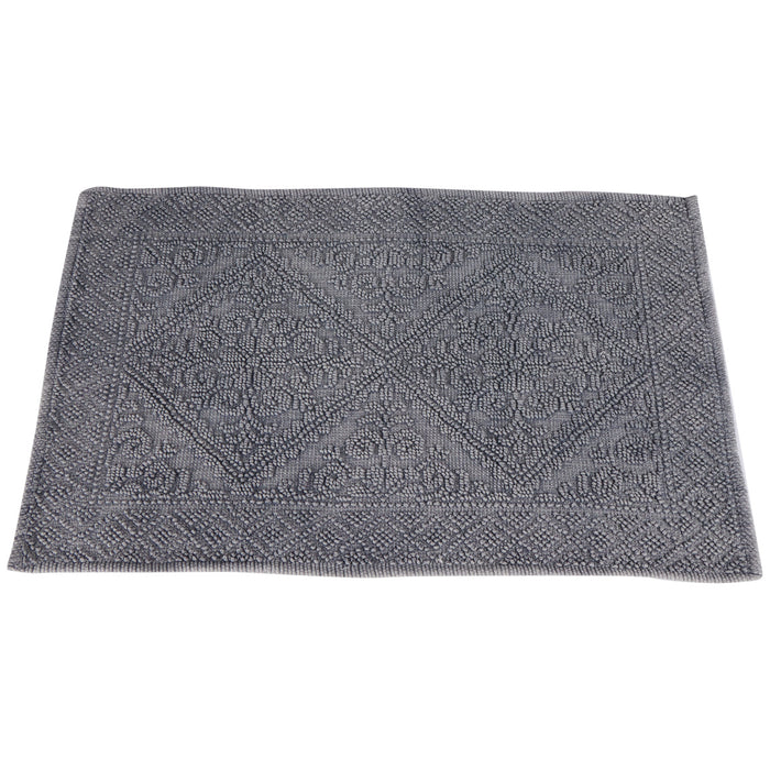 Tavira Bath Mat, Grey