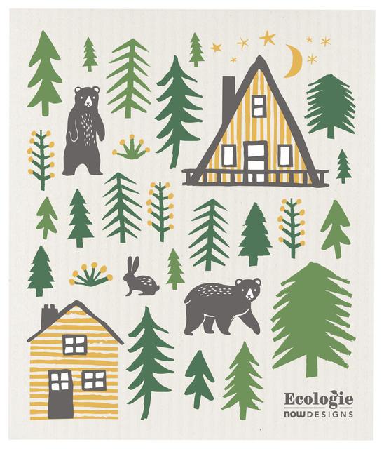 Swedish Dish Cloth Wildlife Bear