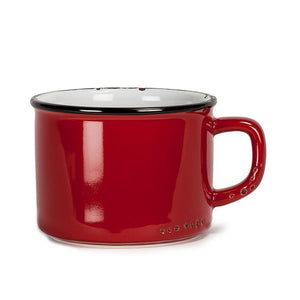 Cappuccino Cup Enamel Red
