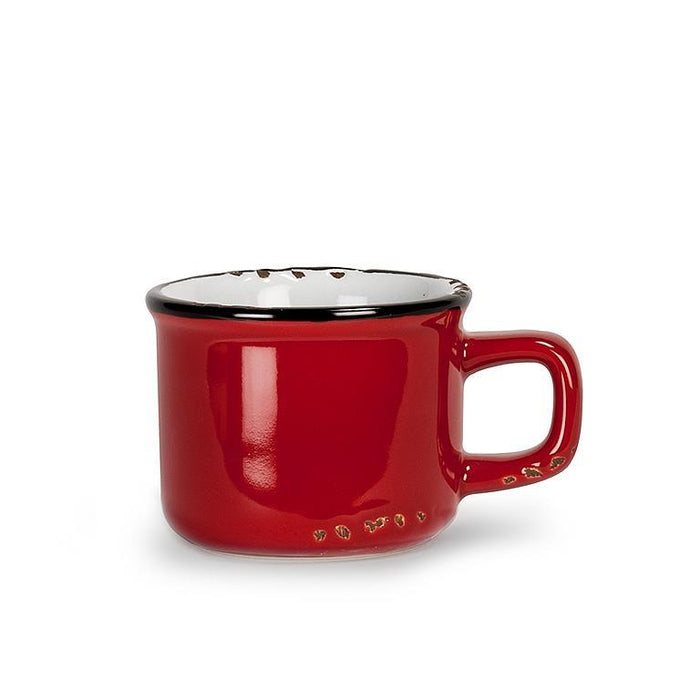 Espresso Cup - Enamel Red