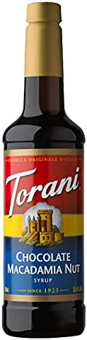 Torani Chocolate Macademia Syrup (Plastic Bottle)