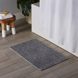 Tavira Bath Mat, Grey