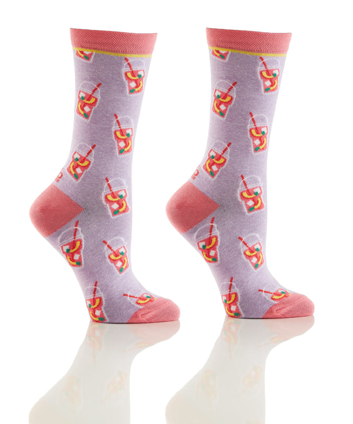 Women's Socks "Peach Drink"