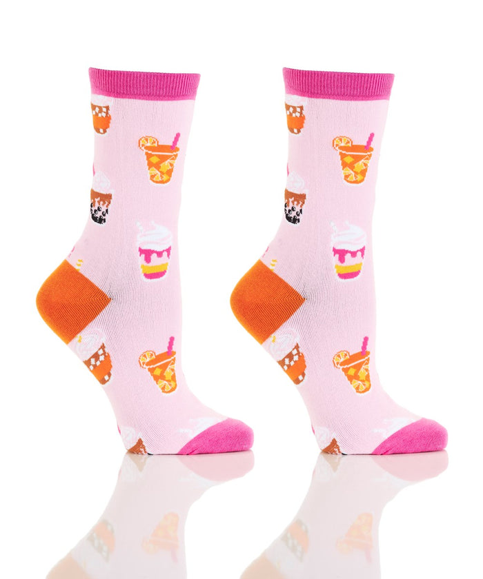 Women's Socks "Yummy Drinks"