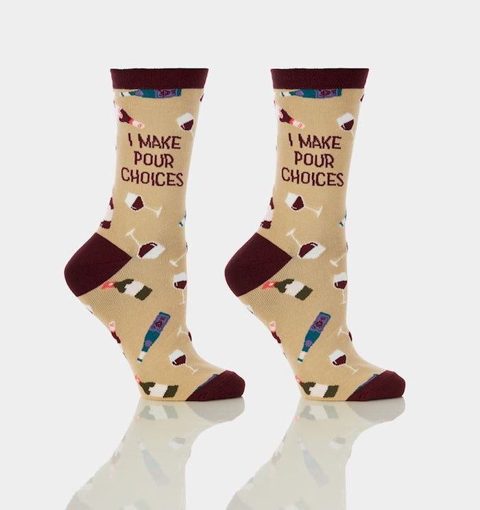 Women's Socks "Pour Choices"