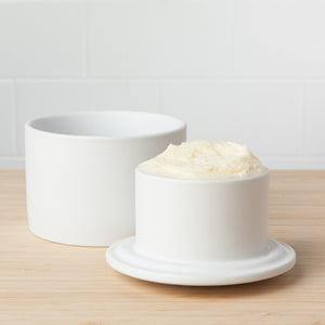 Butter Crock Matte White