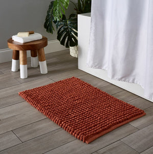 Puff Bath Mat, Terracotta