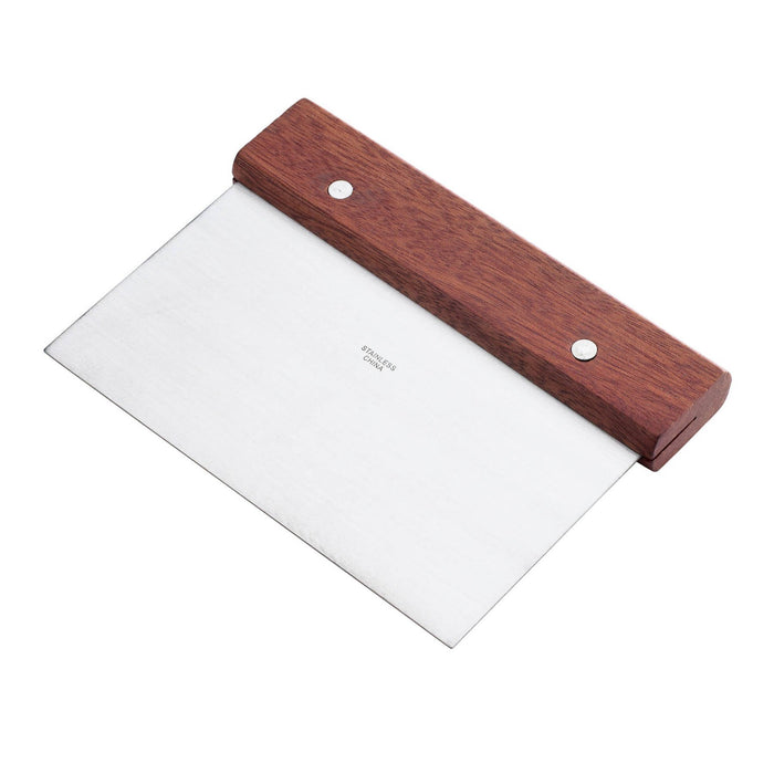 Dough Scraper with Wood Handle