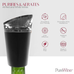 Drink Pure Wine Reusable Wine Purifier