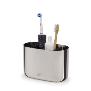 Large Toothbrush Caddy - Stainless Steel Finish
