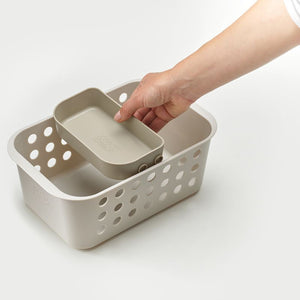 Compact Storage Basket - Cream