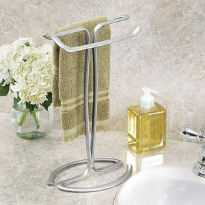 Inter Design Axis Tip Towel Holder Satin