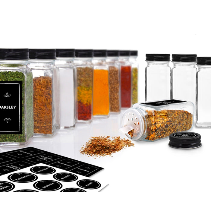 Spice Jars & Labels Set