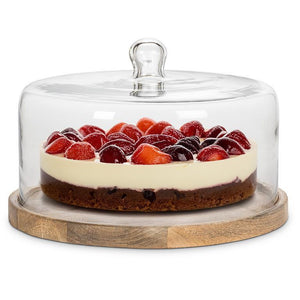 Cake/Cheese Dome with Glass Lid