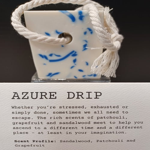 Soap on a Rope Azure Drip