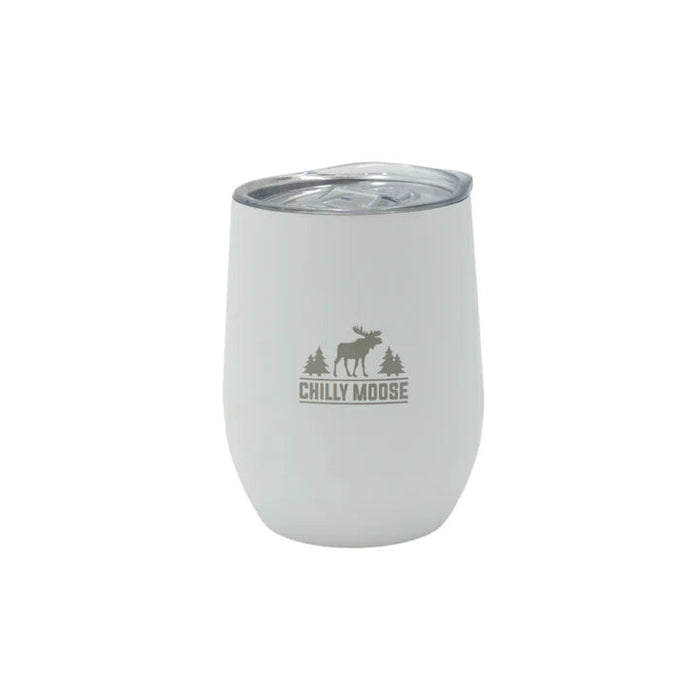 Chilly Moose Boathouse Tumbler 12oz - Frost White