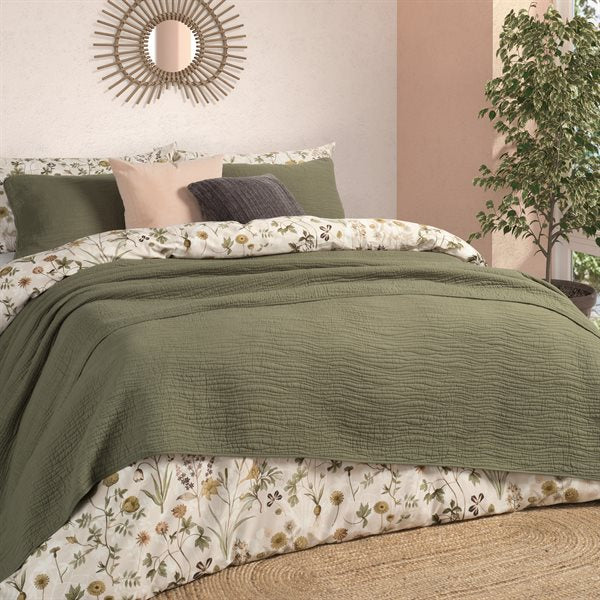 Quilt & Sham Set - Jazzy Solid Green