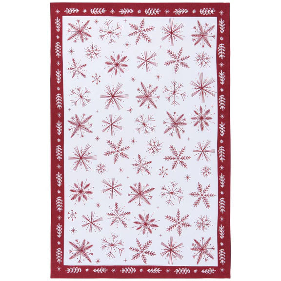 Tea Towel - Snowflakes