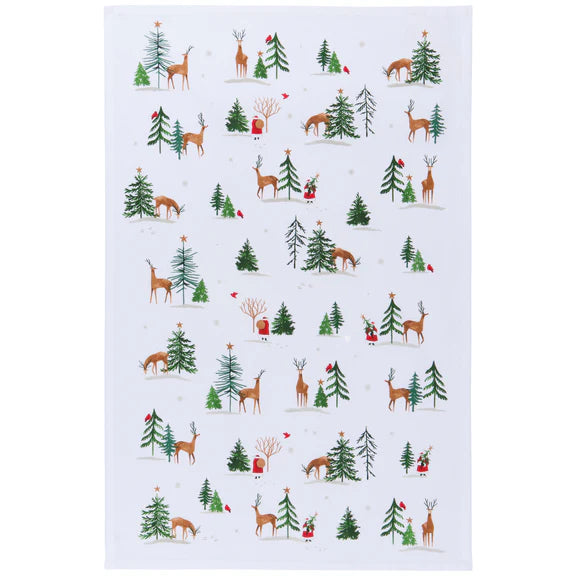 Tea Towel - Santa's Reindeer