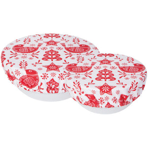 Bowl Cover Set of 2 - Snowbird