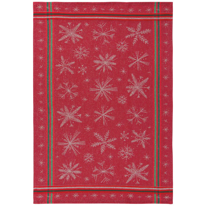 Tea Towel - Jacquard Snowflake