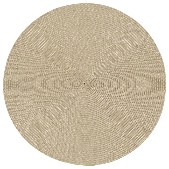 Disco Round Placemat - Taupe