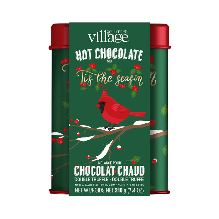 Gourmet du Village Hot Chocolate Festive Tin Cardinal