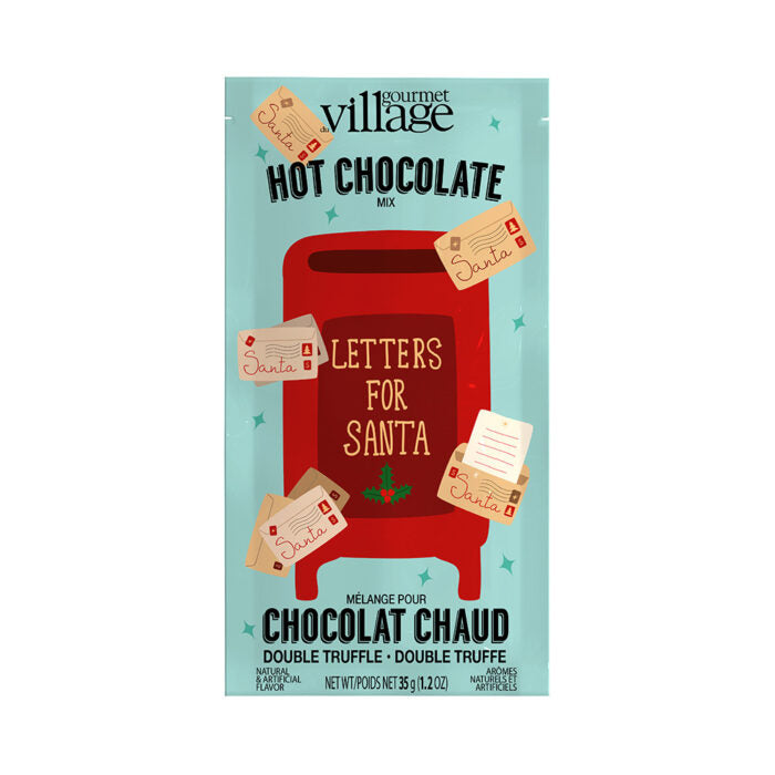 Gourmet de Village Hot Chocolate Letters for Santa