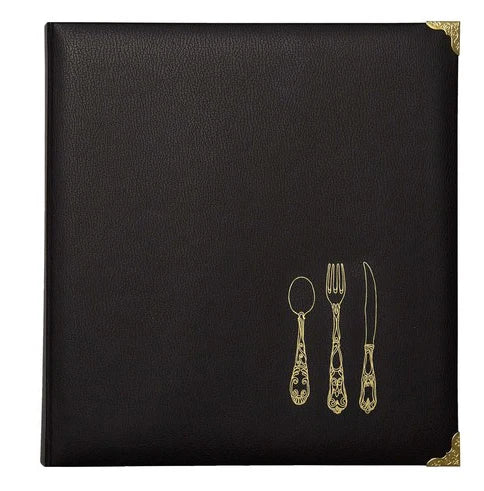 Recipe Book Leatherette Large