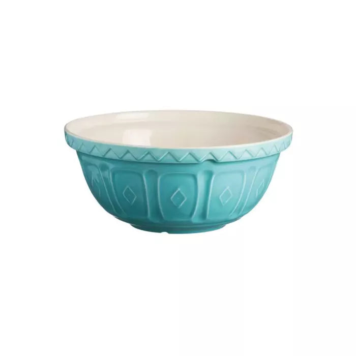 Mason Cash Caneware Ceramic Mixing Bowls Tourqouise (Multiple Sizes)