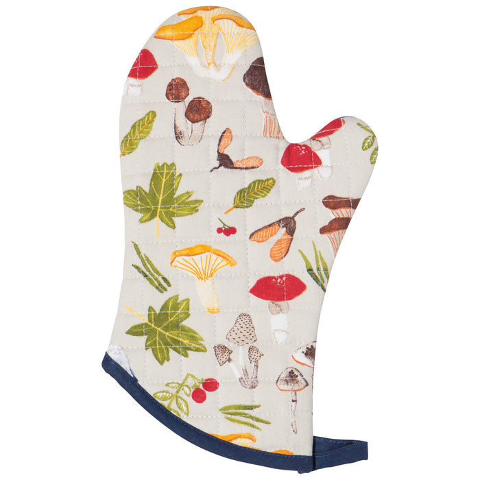 Oven Mitt Set - Field Mushrooms