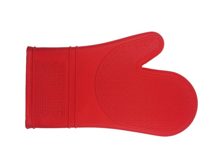 Silicone Oven Mitt Set - Red