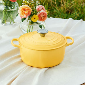 Le Creuset Round French Ovens- Camomille (Multiple Sizes)