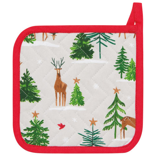 Pot Holder - Santa's Reindeer