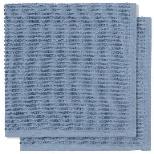 Dishcloth Ripple Set of 2 - Slate Blue