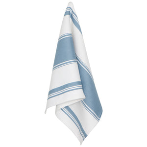 Tea Towel Symmetry Slate Blue