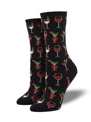 Women's Socks "Christmas Cocktail"