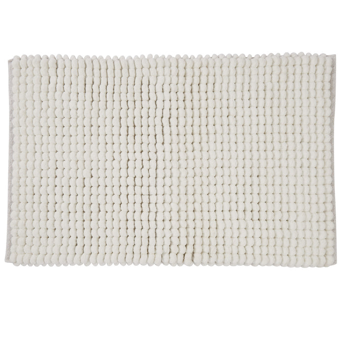 Puff Bath Mat, White