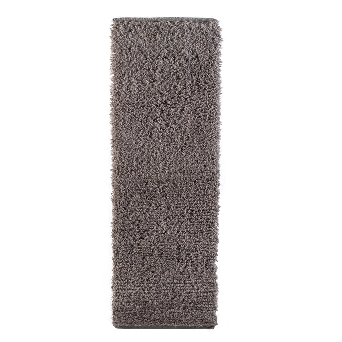 Plush Double Sink Bath Mat, Grey