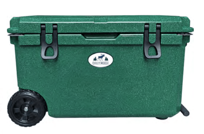 Chilly Moose Chilly Ice Box - Forest Green 55L with Wheels