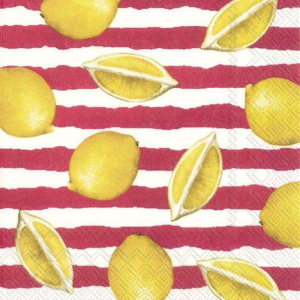 Cocktail Napkin, Summer Lemons