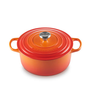 Le Creuset Round French Ovens- Flame (Multiple Sizes)