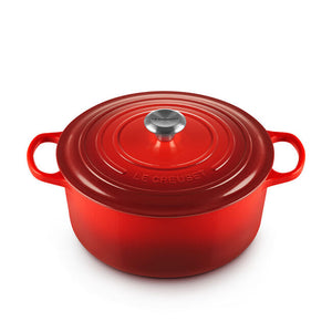 Le Creuset Round French Ovens- Cerise (Multiple Sizes)