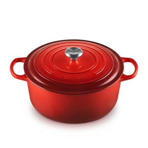 Le Creuset Round French Ovens- Cerise (Multiple Sizes)