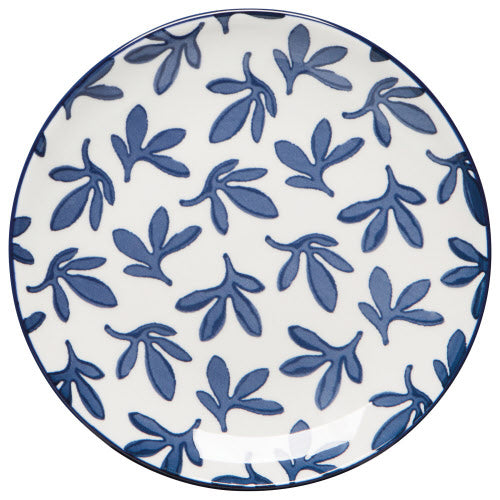 Appetizer Plate - Blue Flora