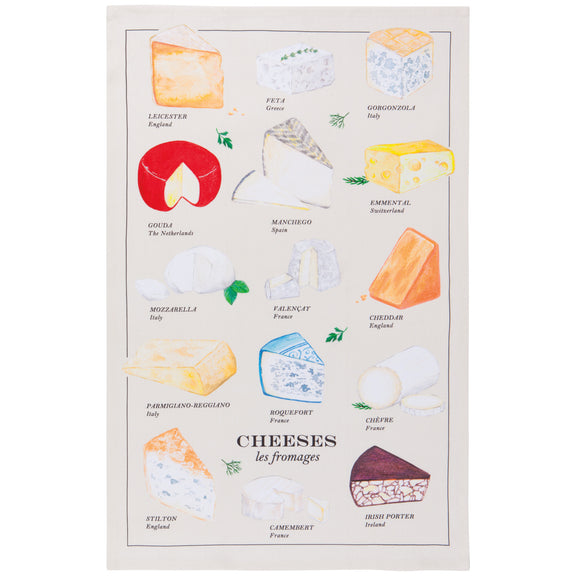 Tea Towel - Les Fromages