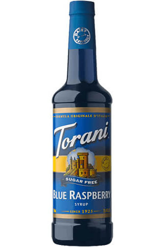Torani Sugar-Free Blue Raspberry Syrup (Plastic Bottle)