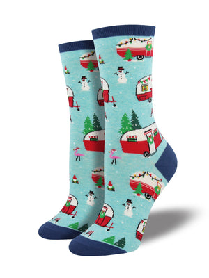 Women's Socks "Christmas Camper"
