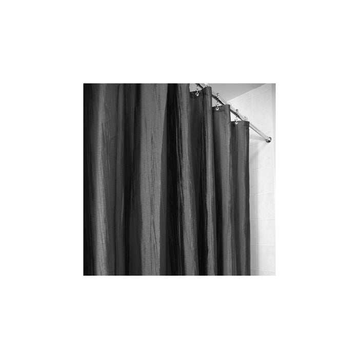 Fabric Shower Curtain -Ritz Black